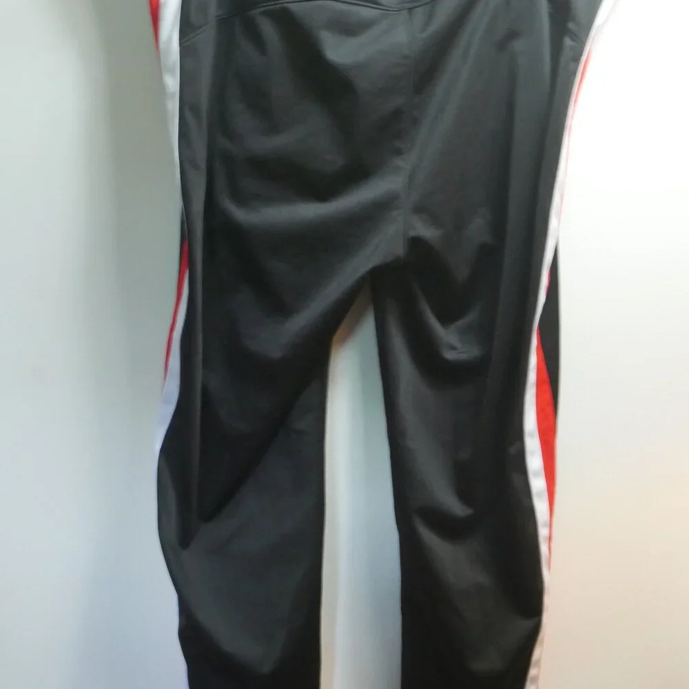 Foundry Black Tracksuit Set Red White Stripe Hoodie Joggers 2XL Young Men's - Picture 9 of 14